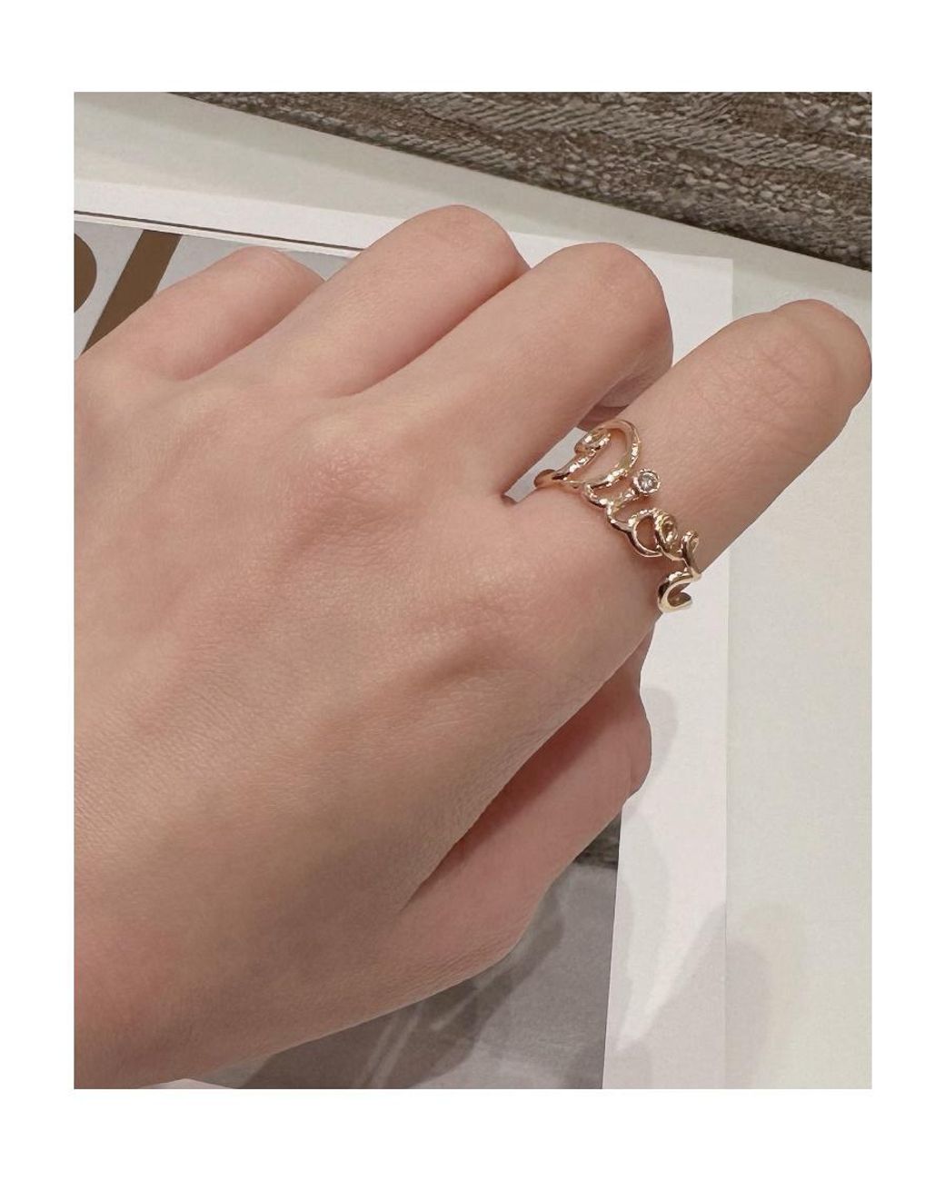 Dior Metallic Amour Ring