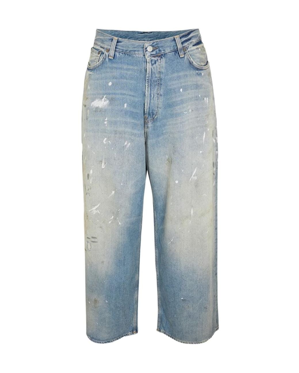 Acne Blue Wide Leg Jeans for men