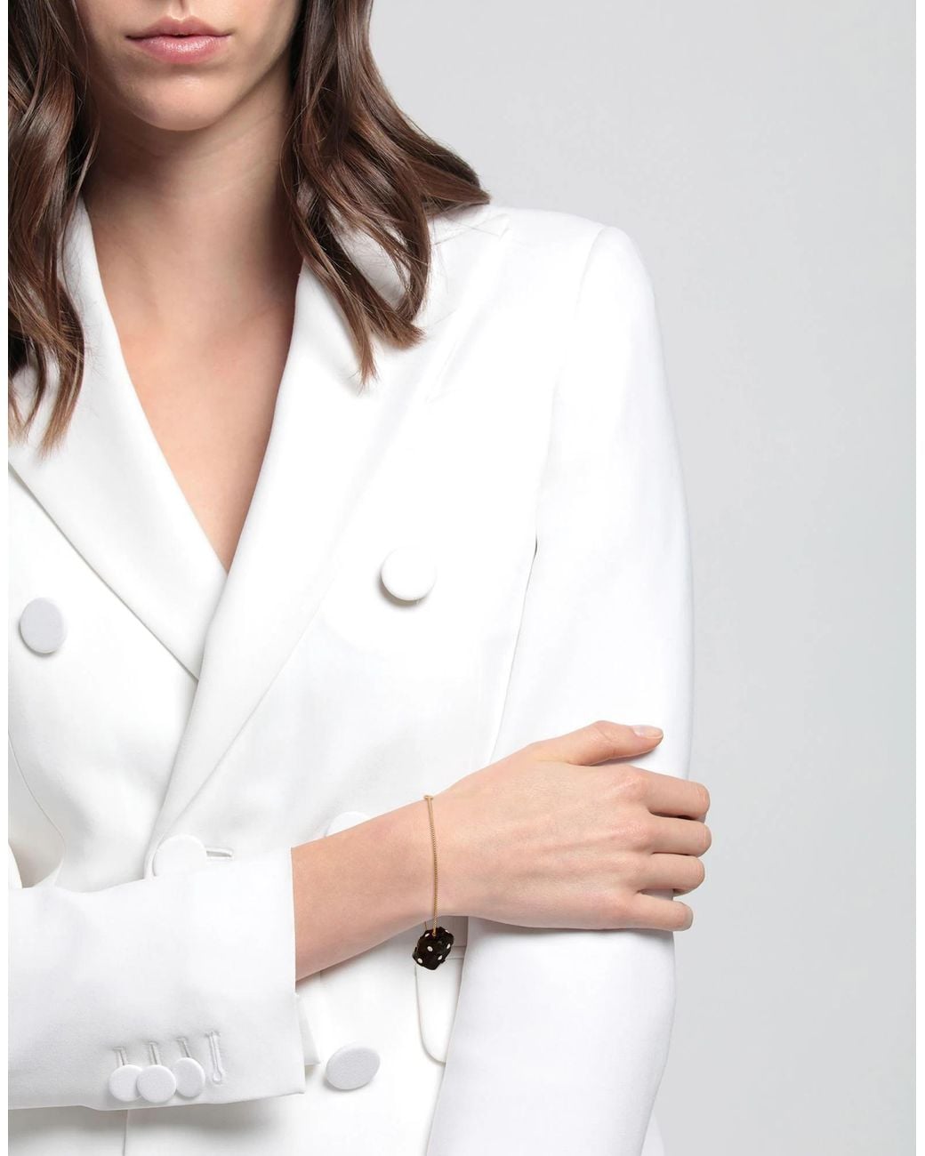 Marni White Metal Bracelet