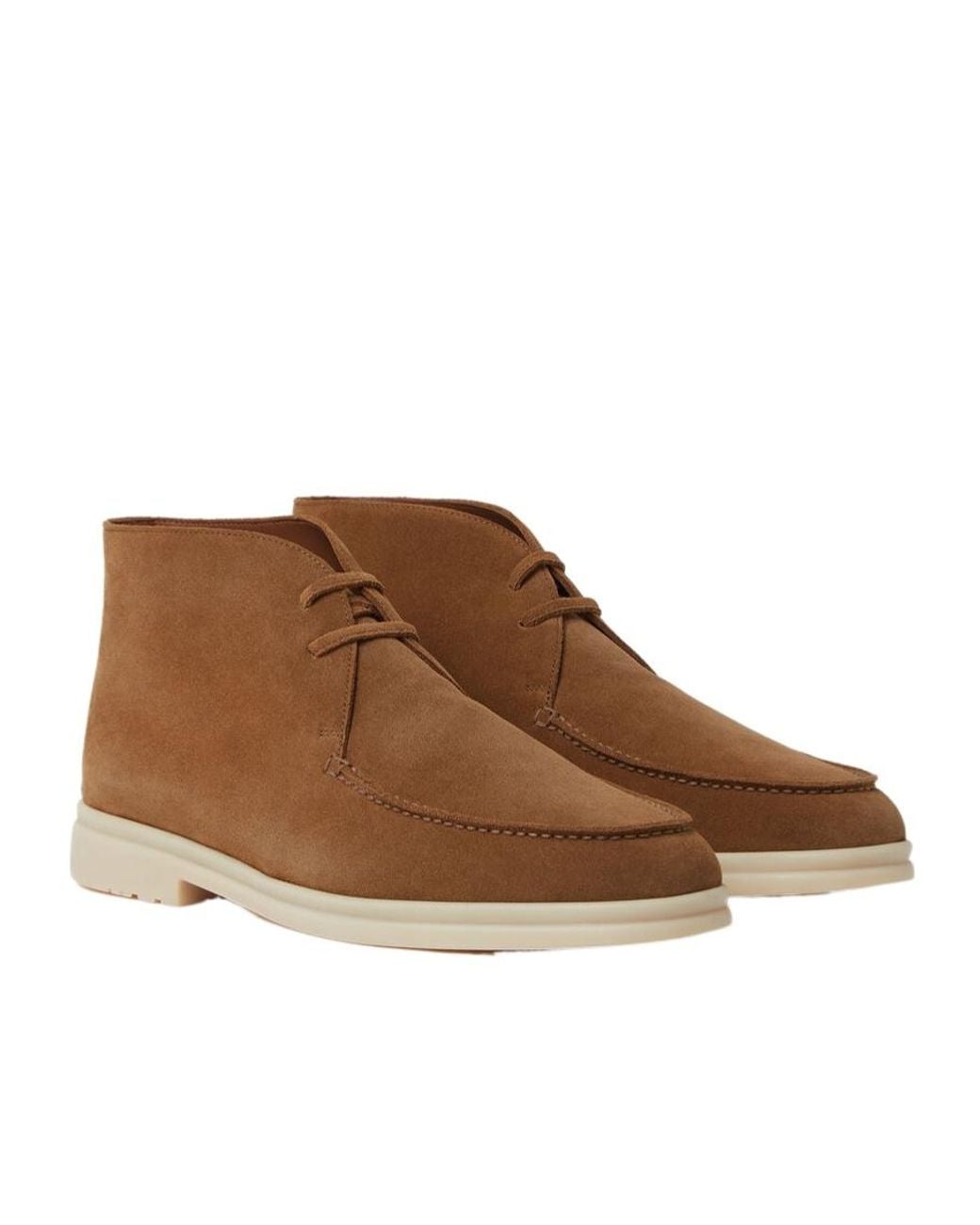 Loro Piana Brown Walk And Walk Ankle Boot for men