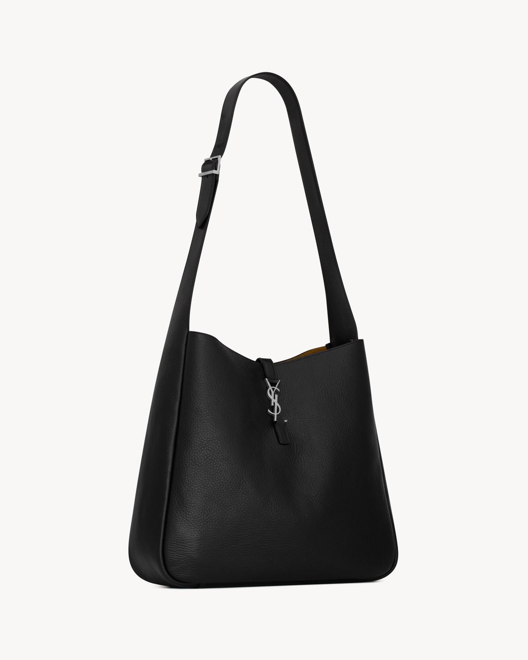 Saint Laurent Black Le 5 À 7 Maxi Hobo Bag