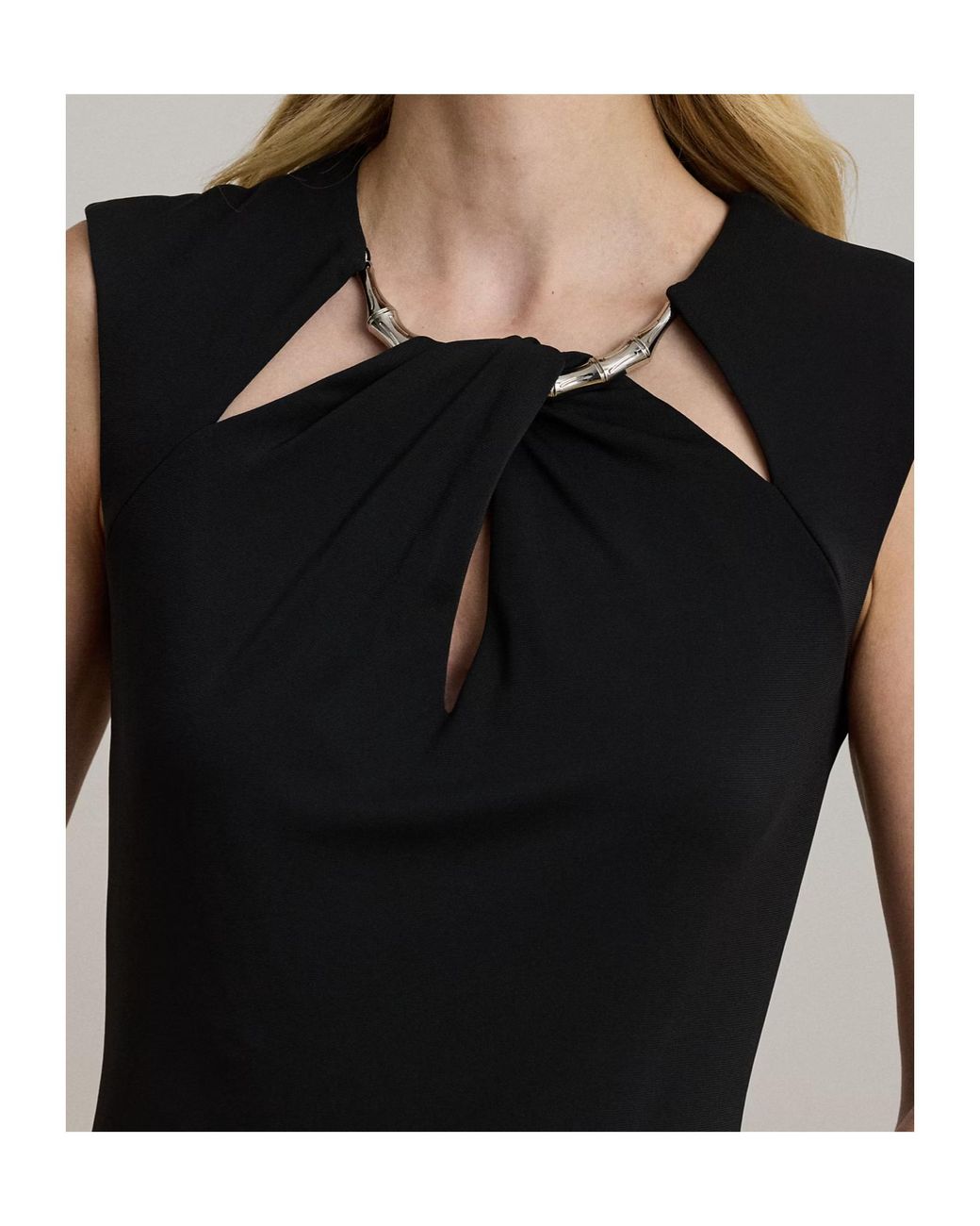 Ralph Lauren Black Lauren Sleeveless Dress