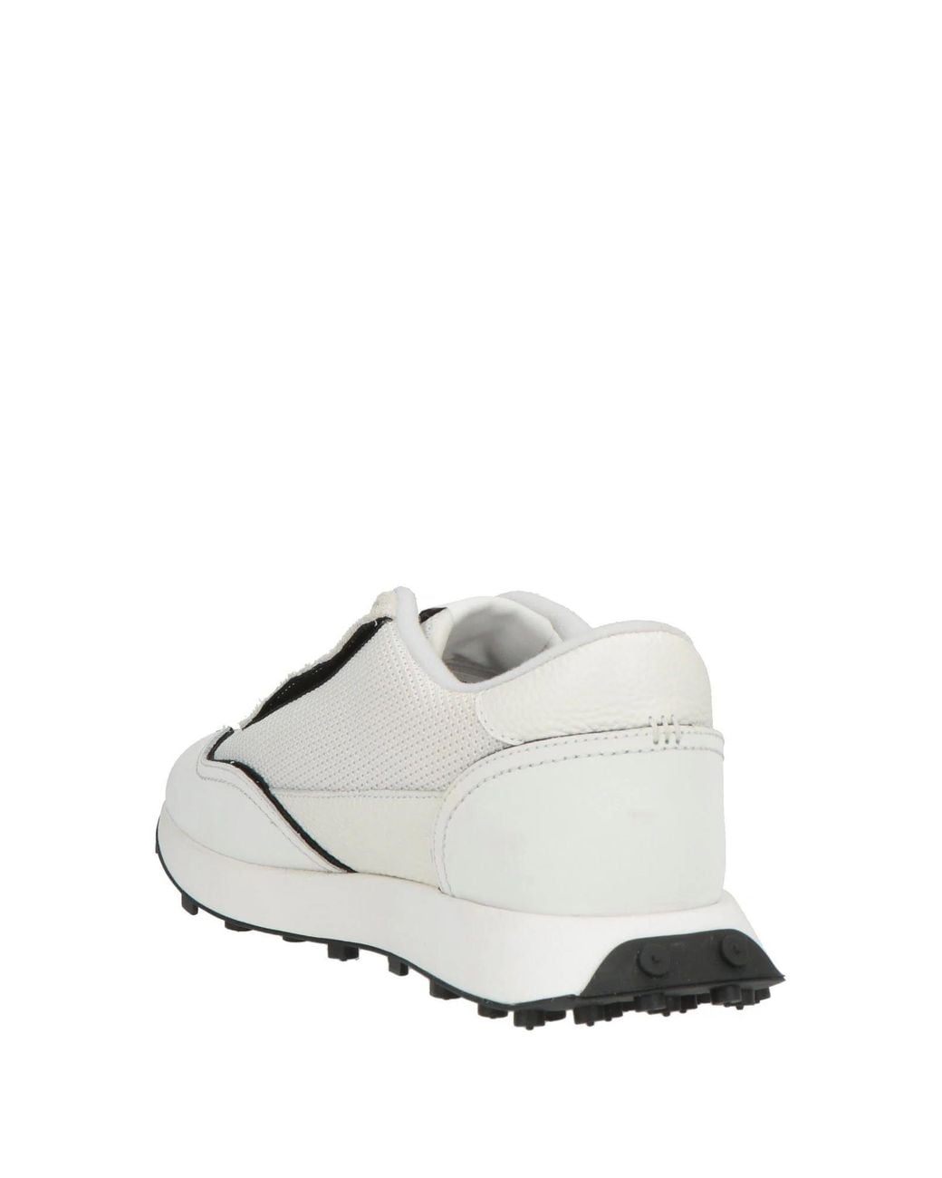 DIESEL White Sneakers Cow Leather, Polyester