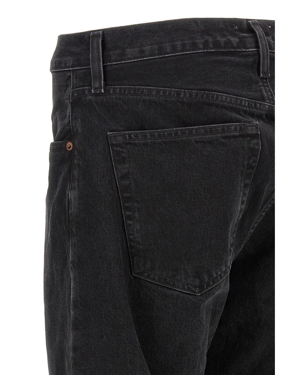 Agolde Black Magnus Straight-Leg Jeans for men
