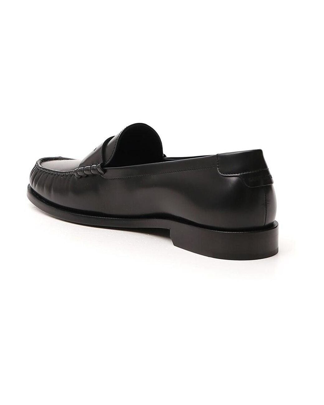 Saint Laurent Black Le Loafer Penny Slippers for men