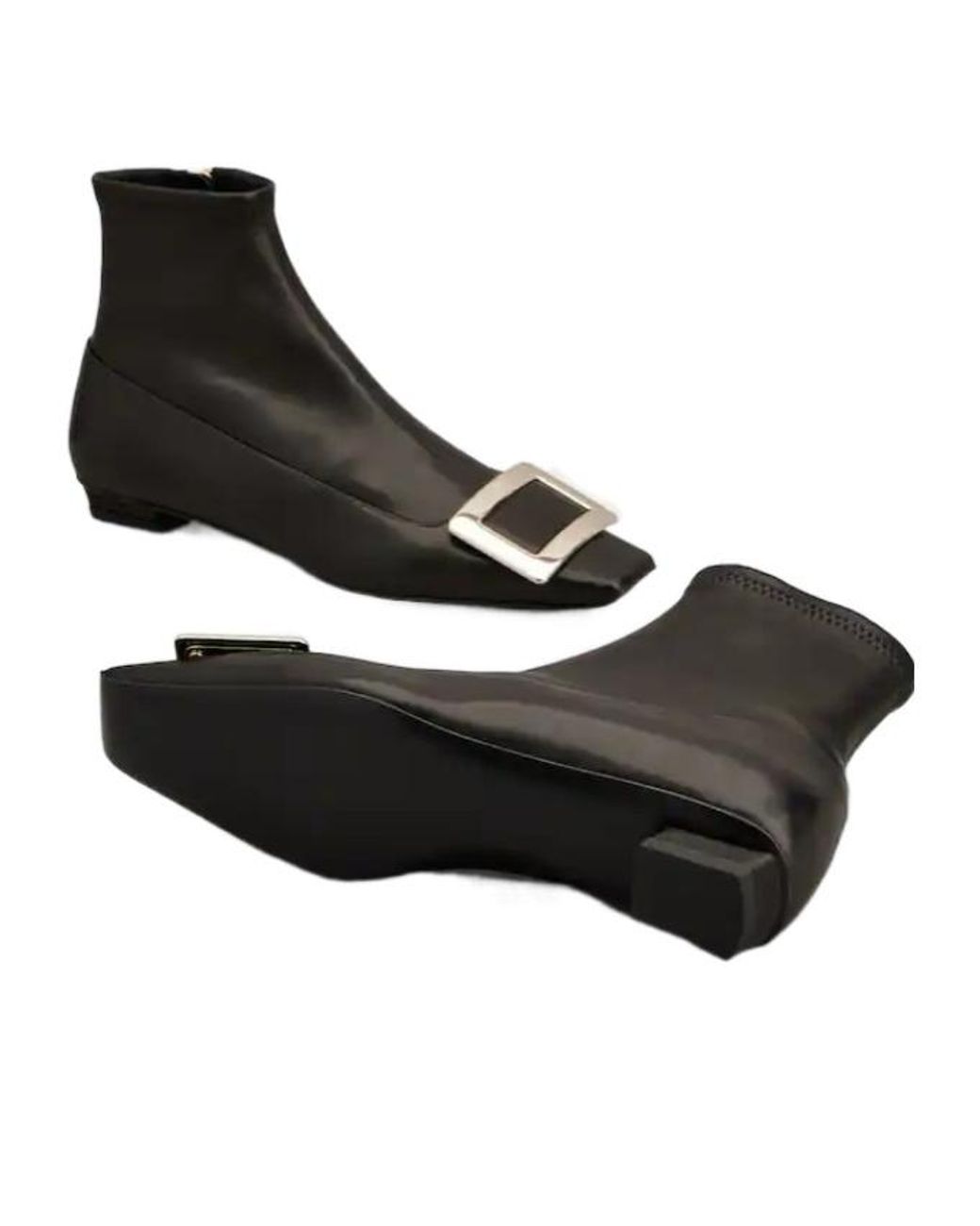 Roger Vivier Black Belle Vivier Booties