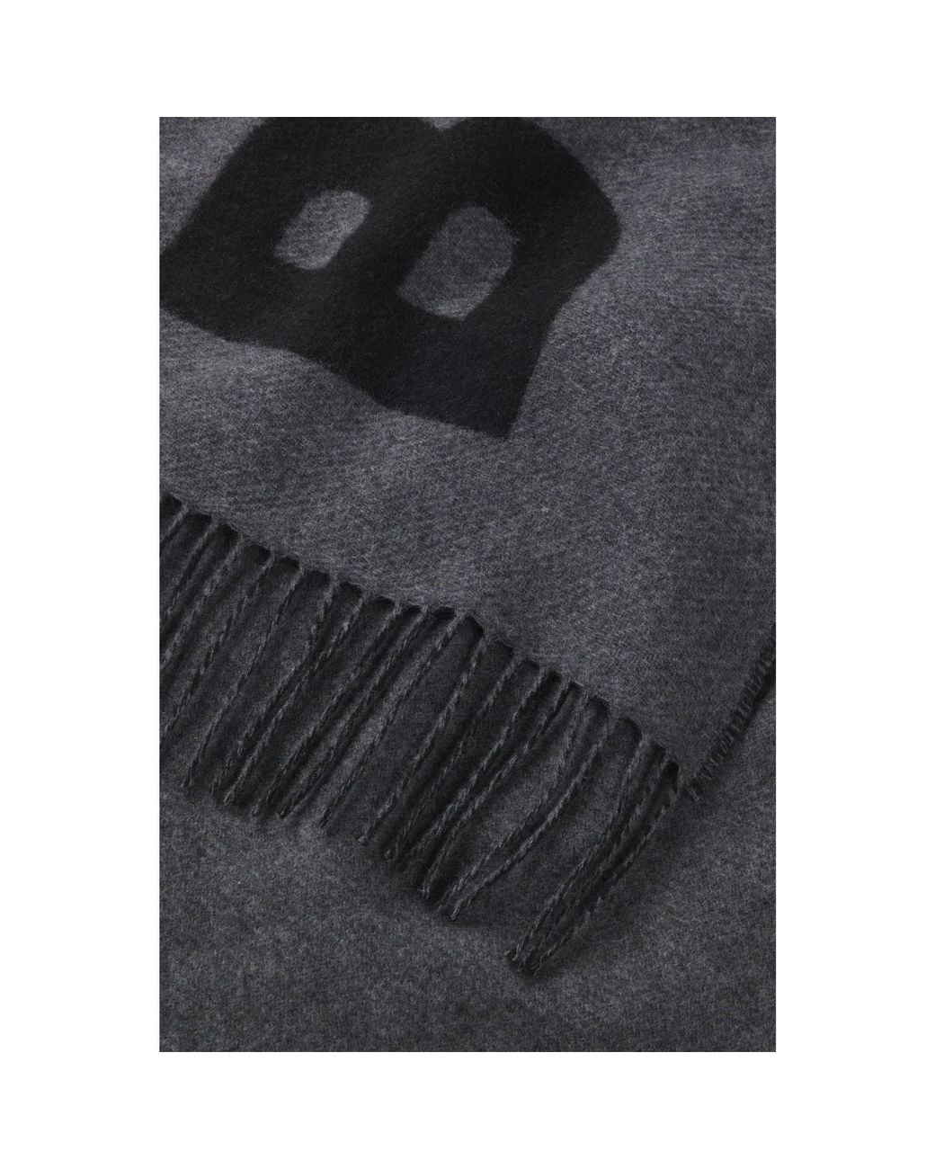 Boss Gray Simple Scarf for men
