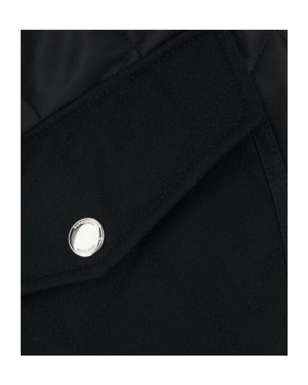 Burberry Black Quilted Hooded Jacket