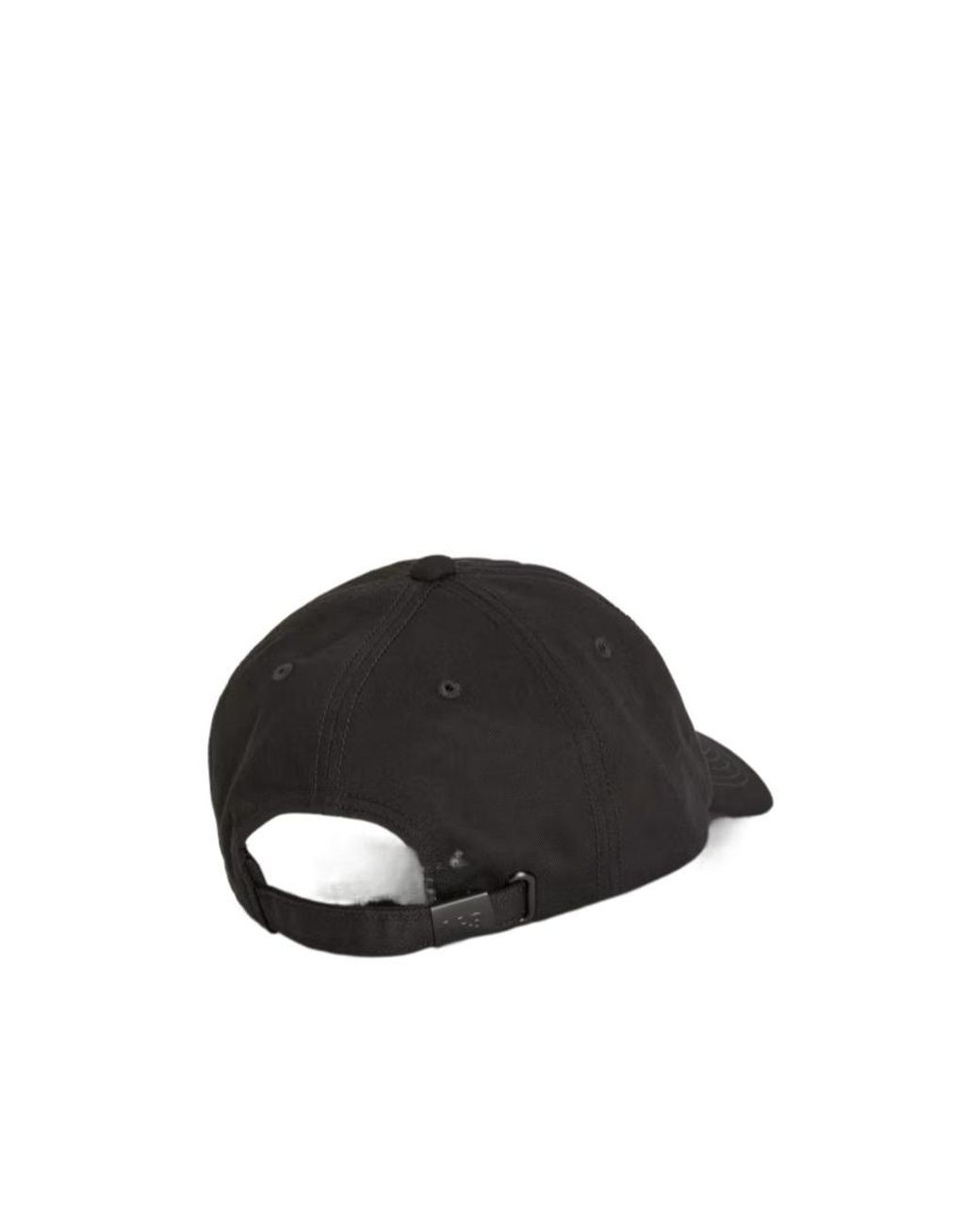 Y-3 Black Printed Logo Baseball Cap for men