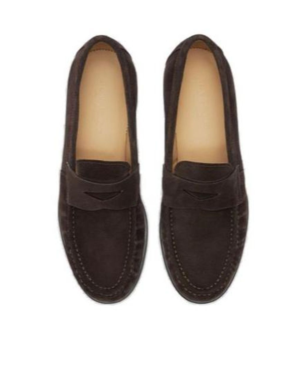 Scarosso Brown Fred Round-Toe Loafers for men