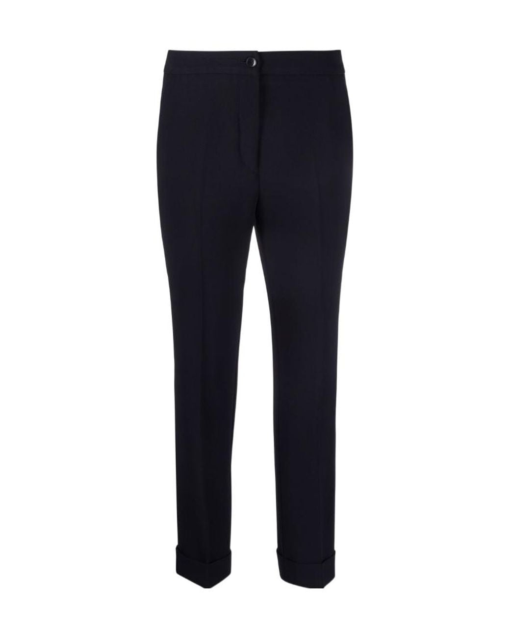 Etro Blue Cropped Tailored Trousers