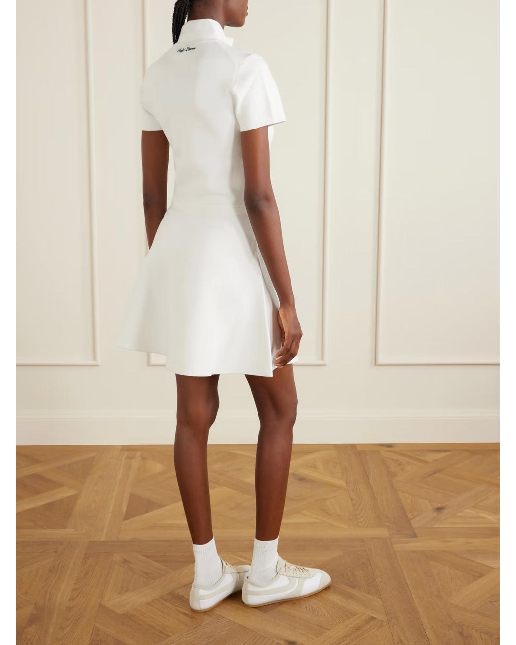 Polo Ralph Lauren White Short-Sleeved Mini Dress