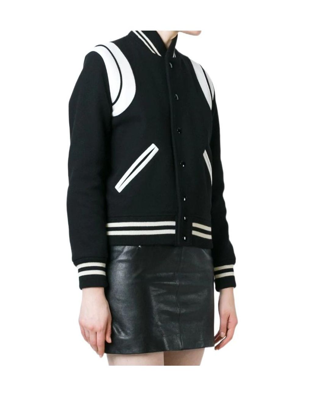 Saint Laurent Black Bomber Jackets