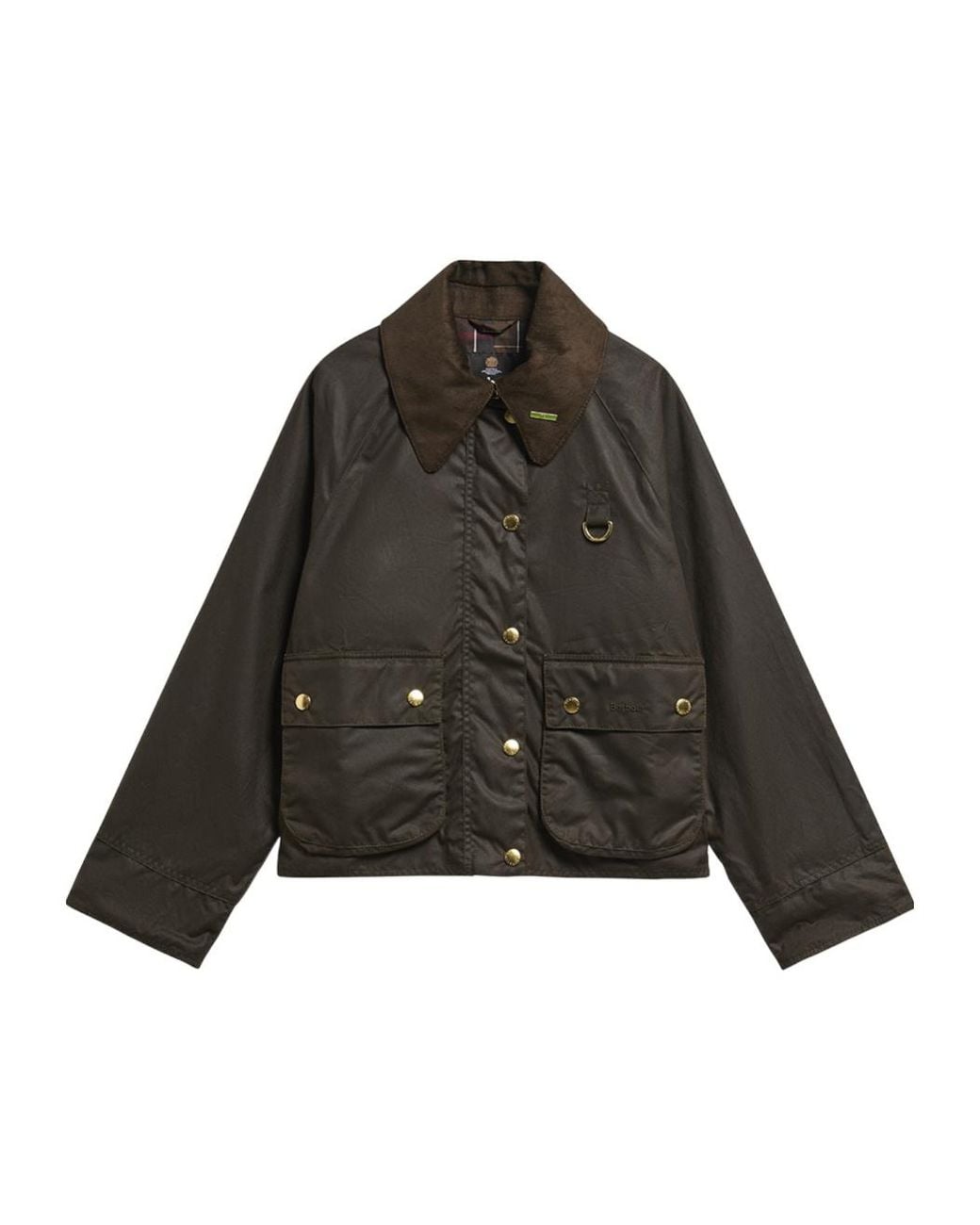 Barbour Brown Modern Spey Cropped Jacket