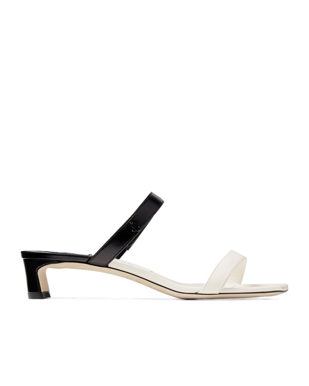 Jimmy Choo White Kyda Slip-On Sandals