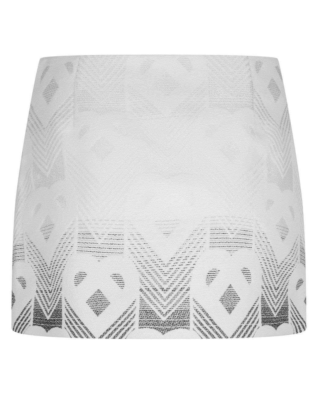 Casablanca White Patterned Skirt