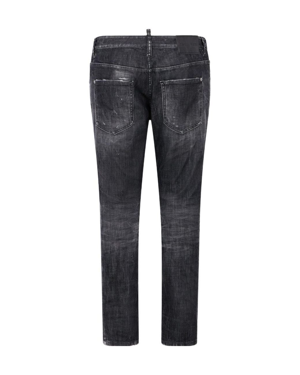 DSquared² Blue Skater Distressed Jeans for men