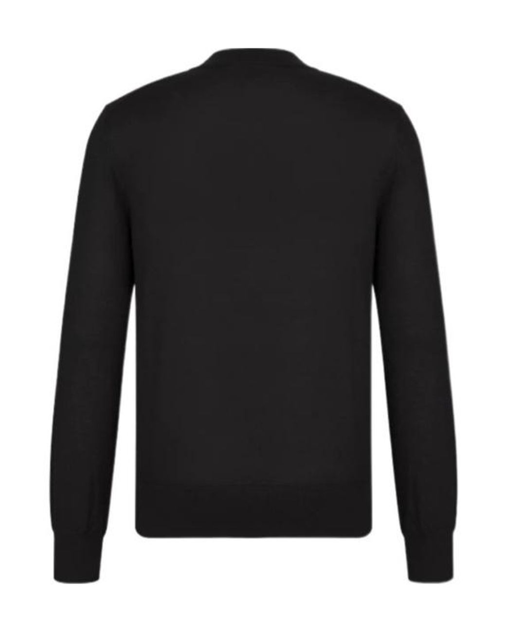 Dior Black Cd Icon Round Neck Sweater for men
