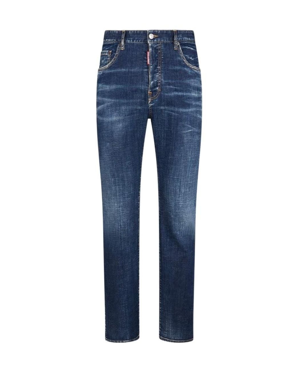 DSquared² Blue Dark Pressed Wash 642 Jeans for men