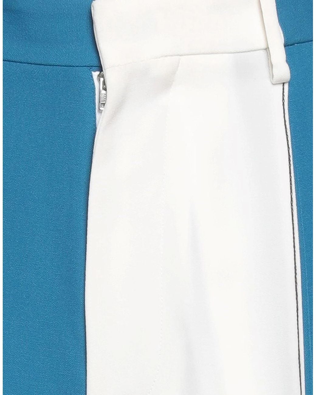 Marni Blue Verticalstripe Skort