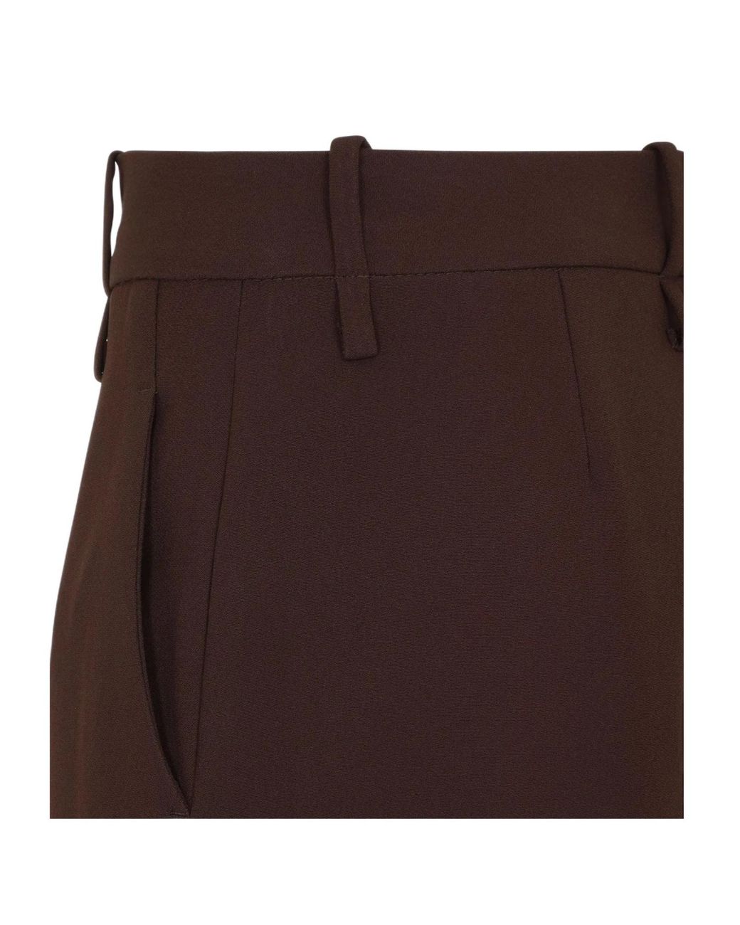 Ermanno Scervino Brown Bootcut Tailored Pants