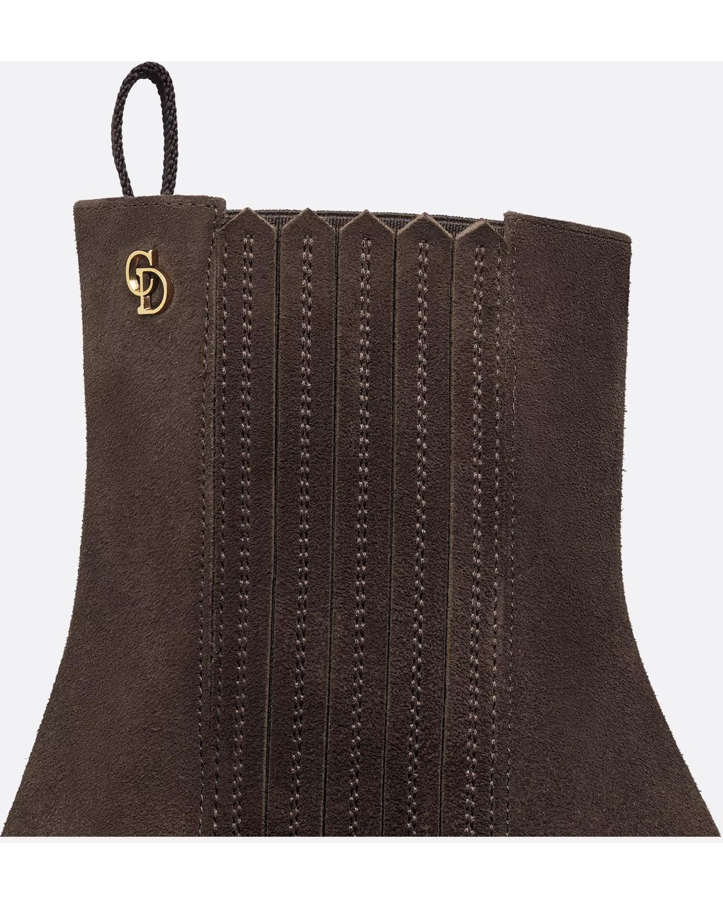 Dior Brown Wild Heeled Ankle Boot