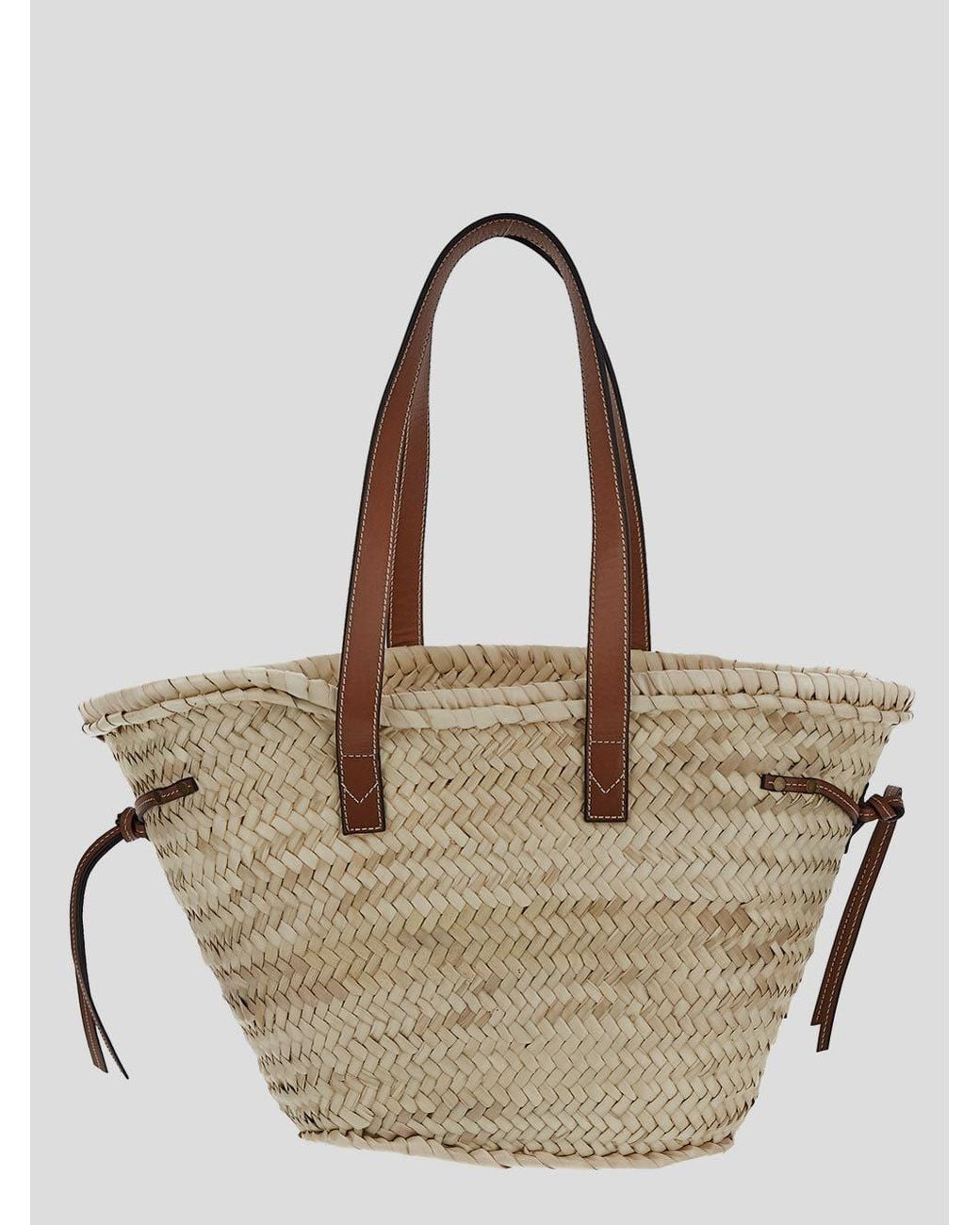 Isabel Marant Multicolor Logo Printed Top Handle Bag