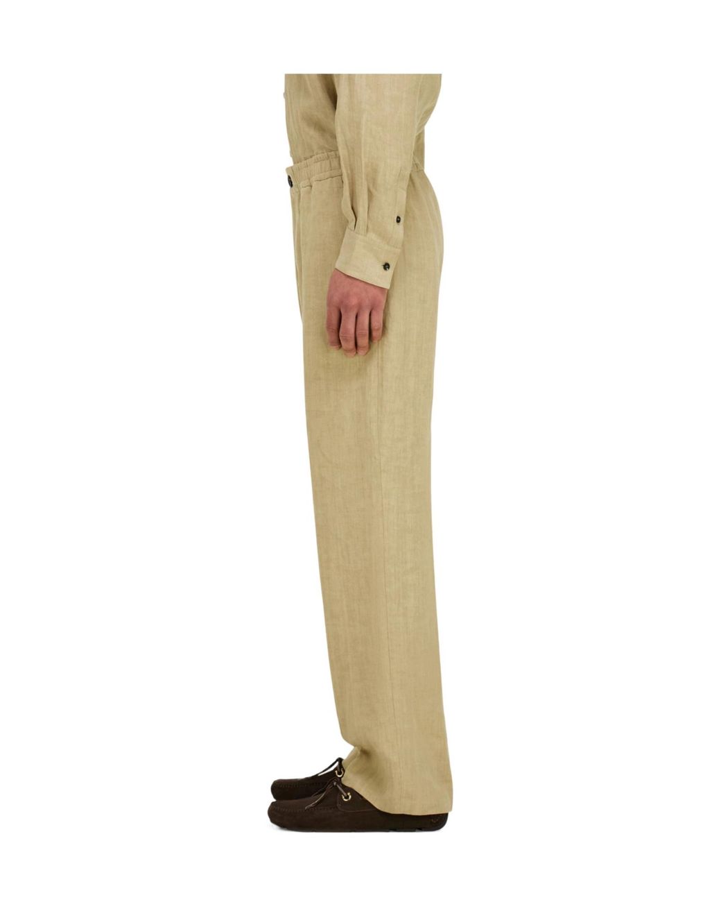 Ferragamo Natural フェラガモ テーラードジョガーパンツ for men
