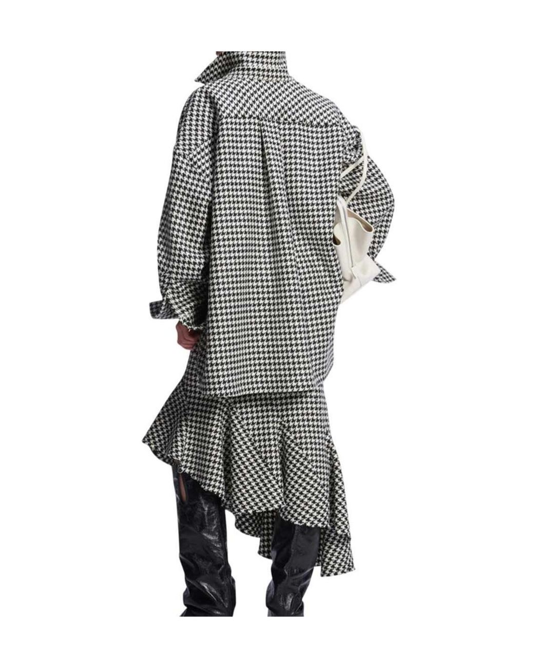 The Attico Multicolor The Houndstooth Patterned Overshirt