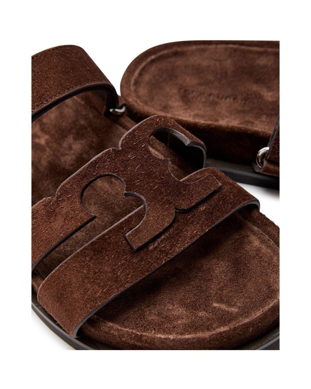 Tory Burch Brown Casual Slides