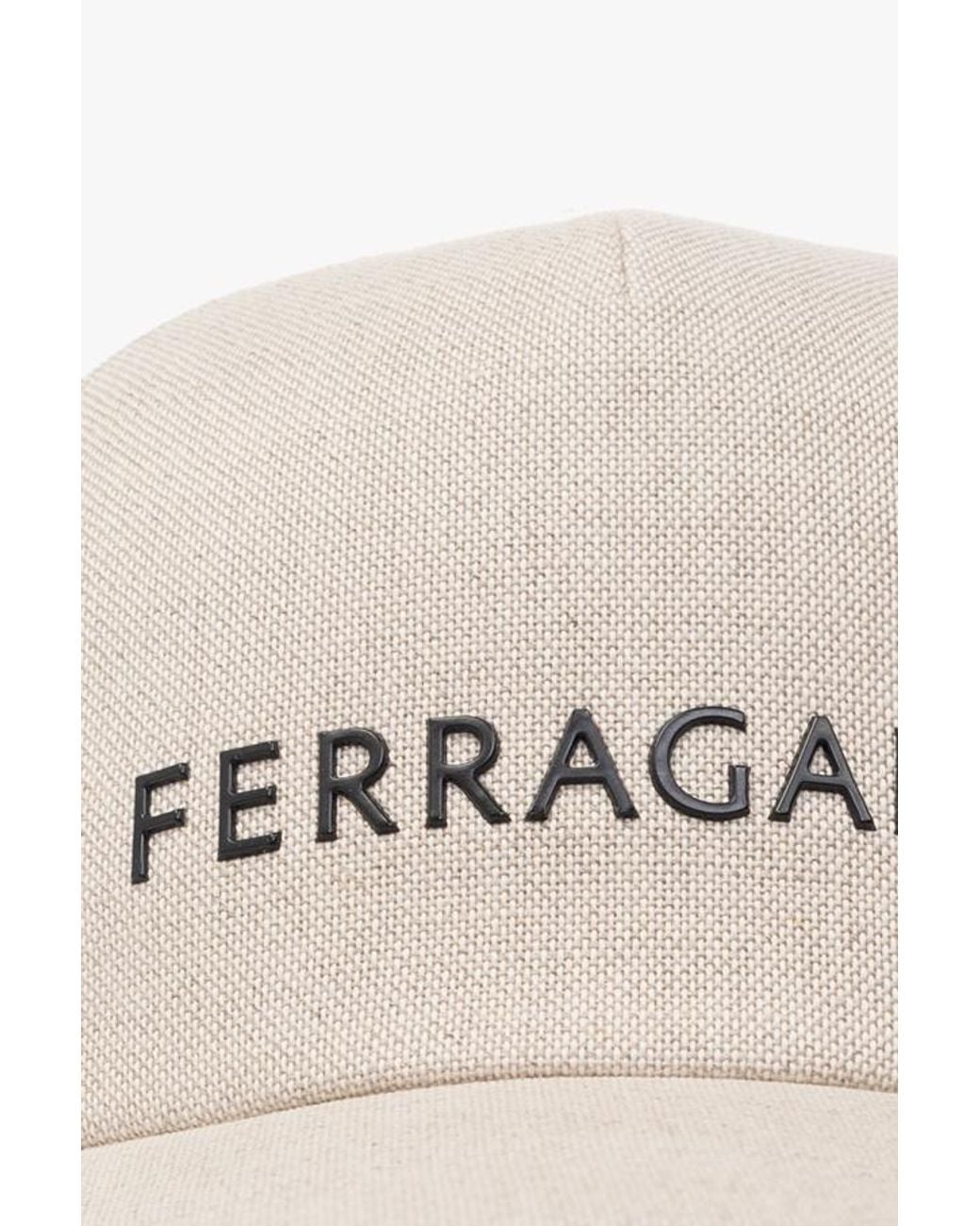 Ferragamo Natural Logo Baseball Cap for men