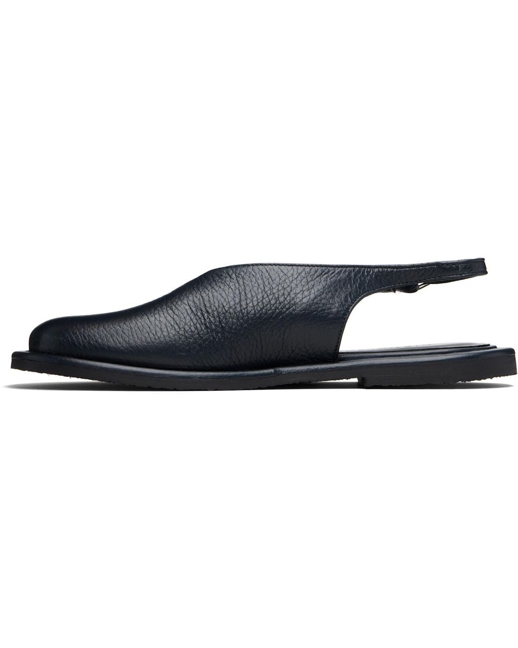 Studio Nicholson Blue Paley Slingback Flat Shoes