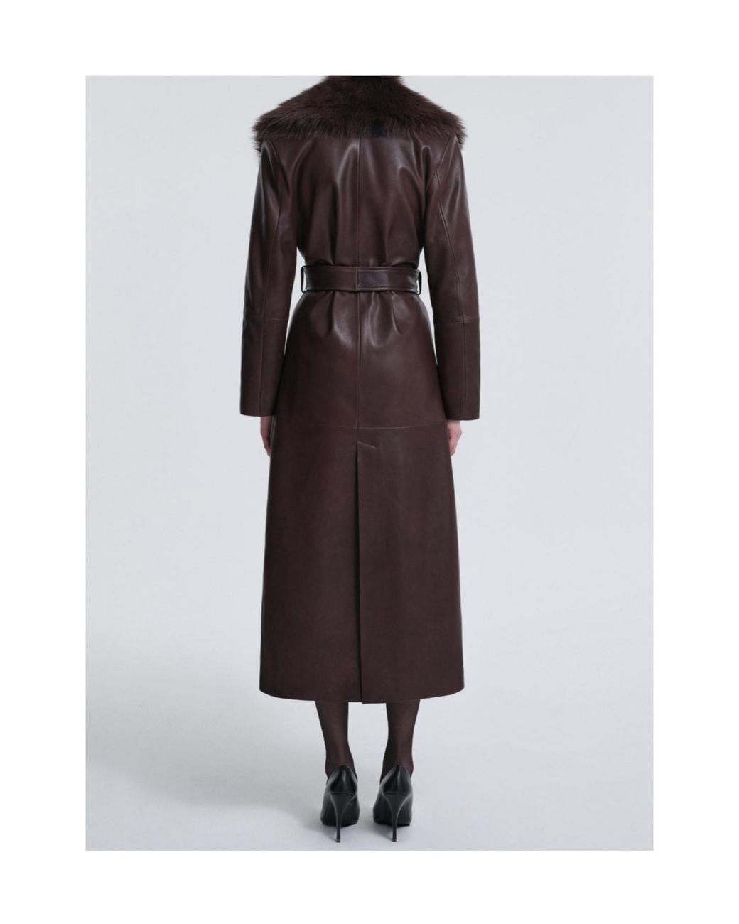 Nour Hammour Black Long-Sleeved Coat