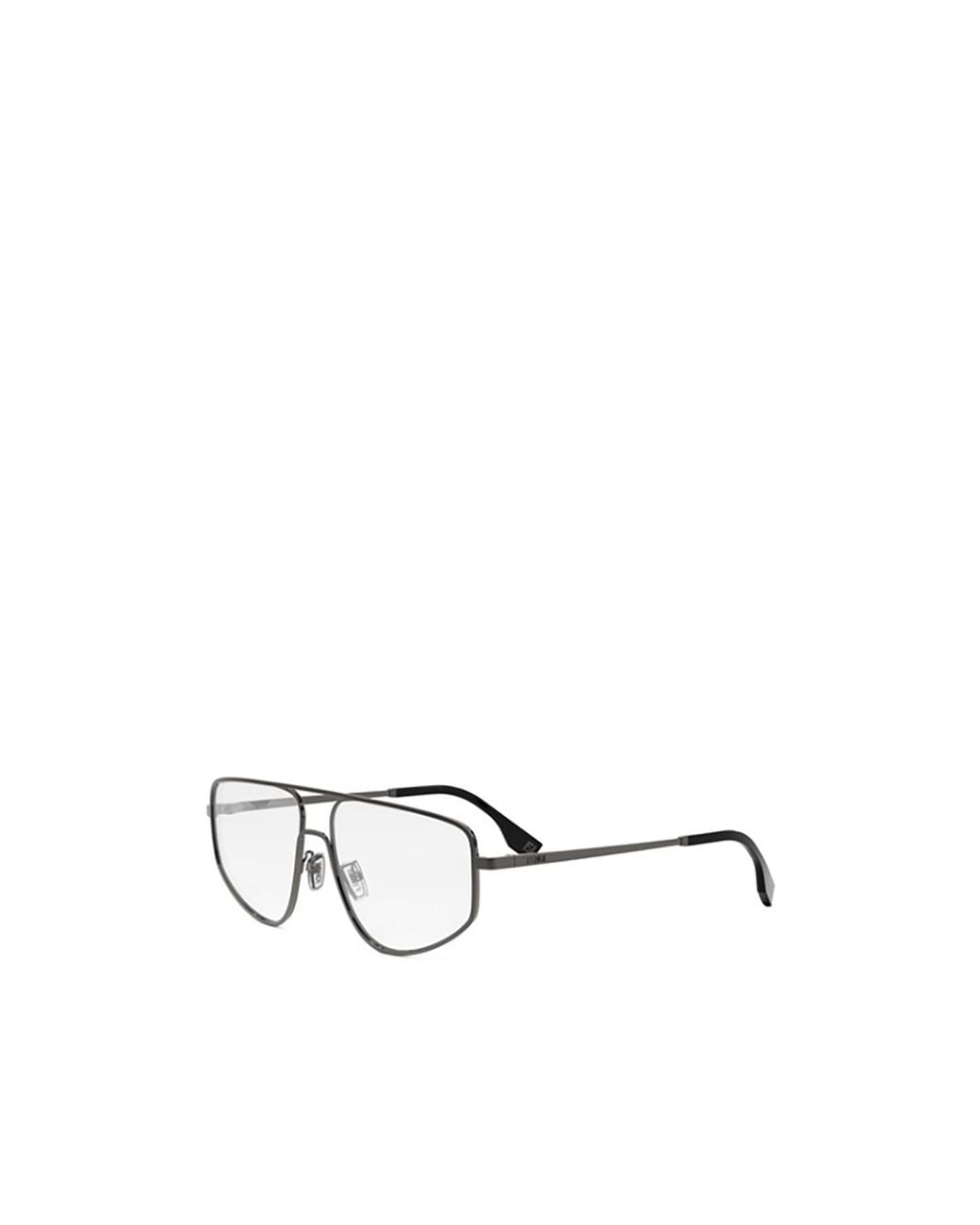 Fendi White Eyewear Aviator Glasses