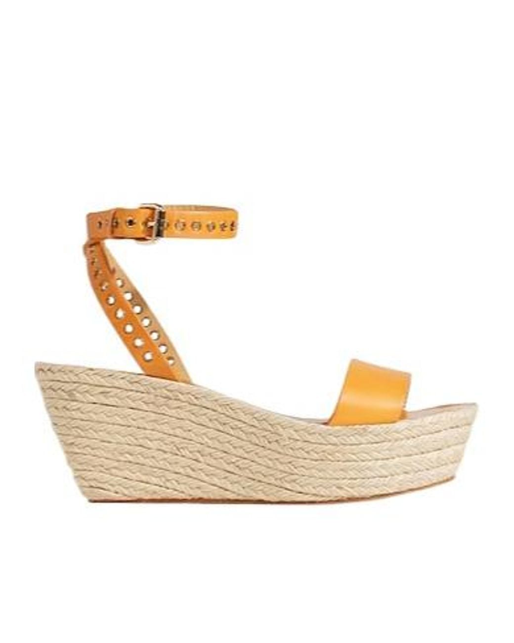 Isabel Marant Metallic Minimalist Jutesole Sandals