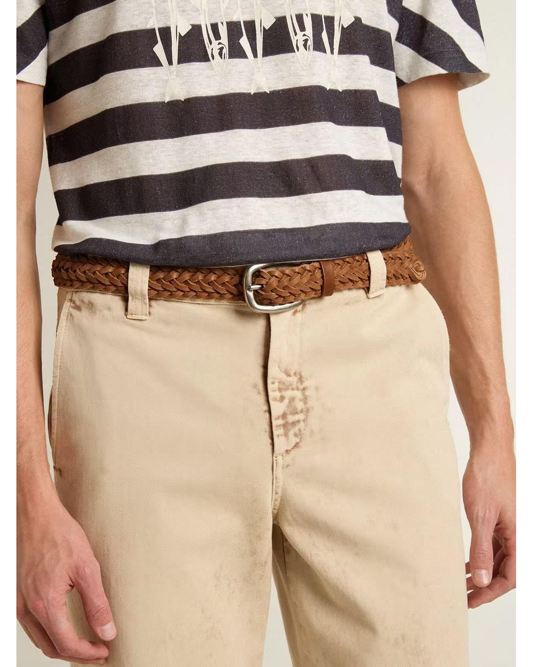 Golden Goose Deluxe Brand Brown Houston Belt for men
