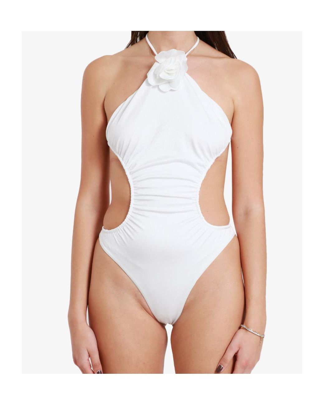 Philosophy Di Lorenzo Serafini White One-Piece Swimsuit