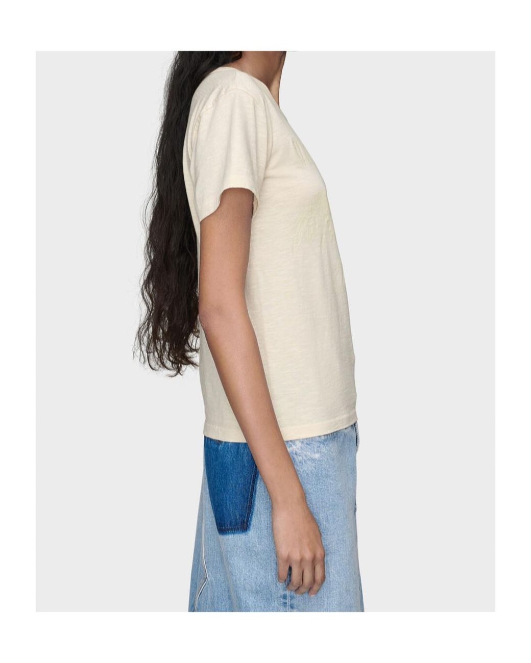 Maison Margiela White Bird Fitted T-Shirt
