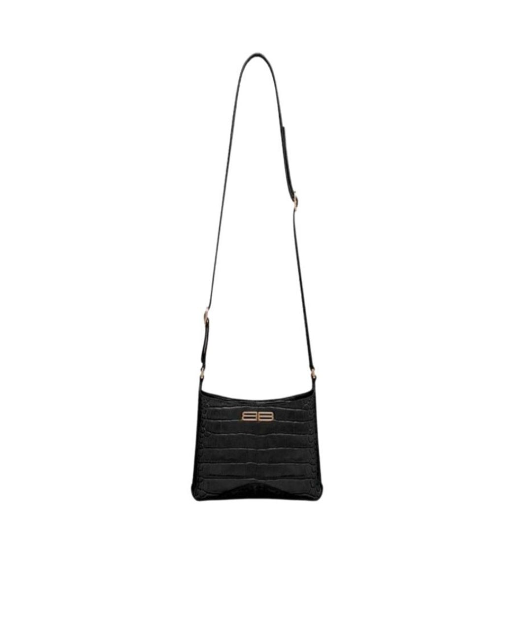 Balenciaga Black Xx Hobo Shoulder Bag