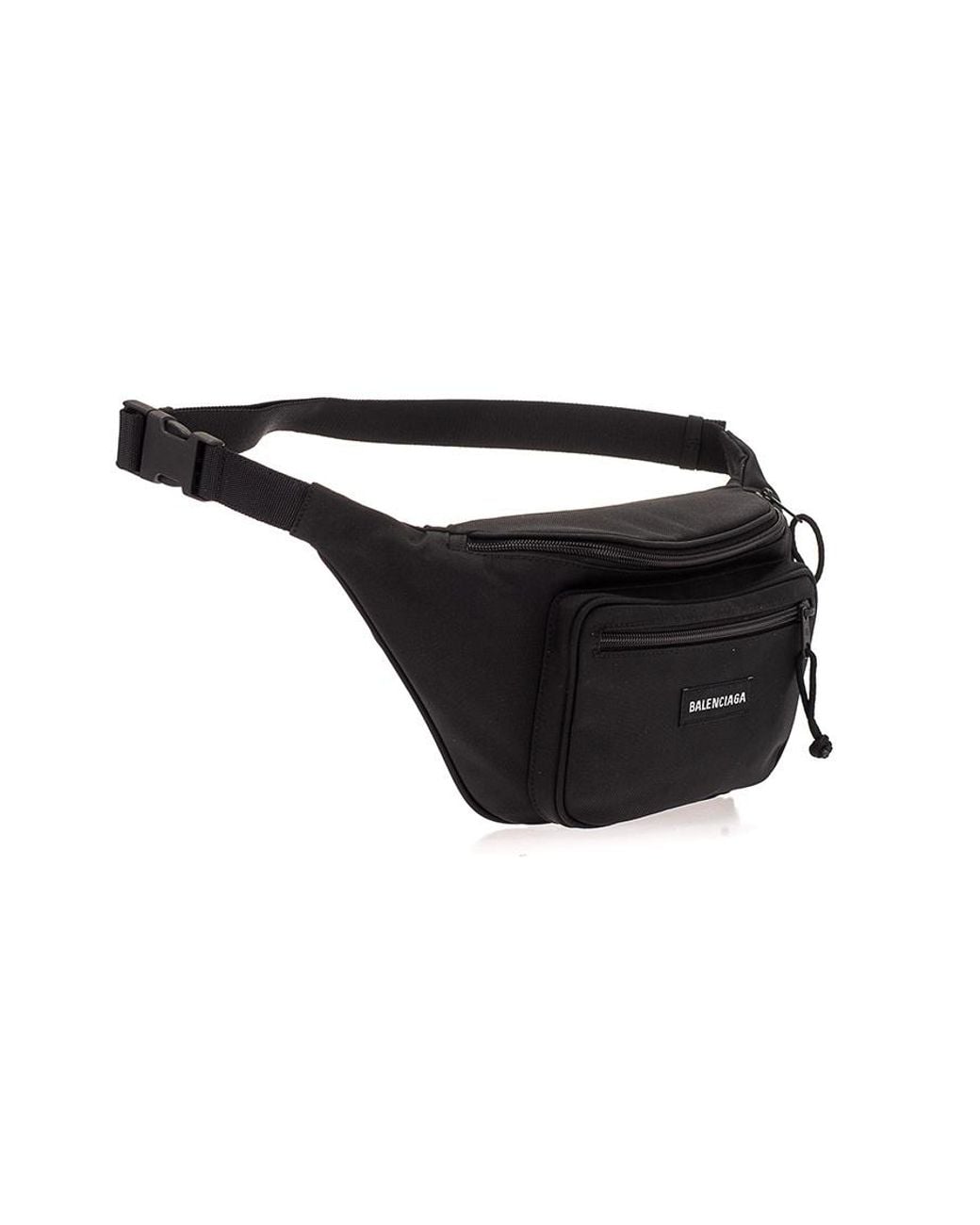 Balenciaga Black Explorer Belt Bag for men