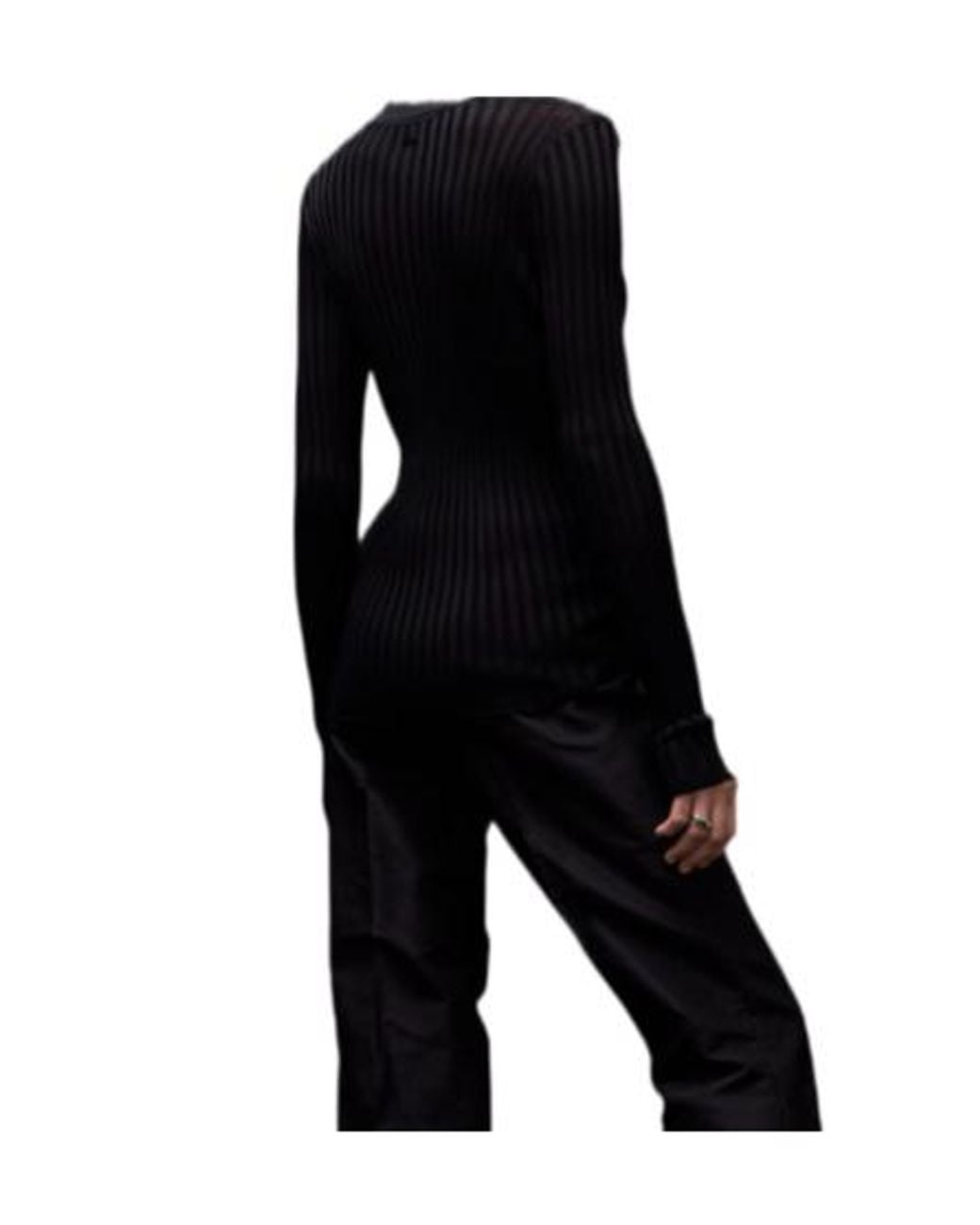 Gucci Blue Fine Rib Viscose Cardigan