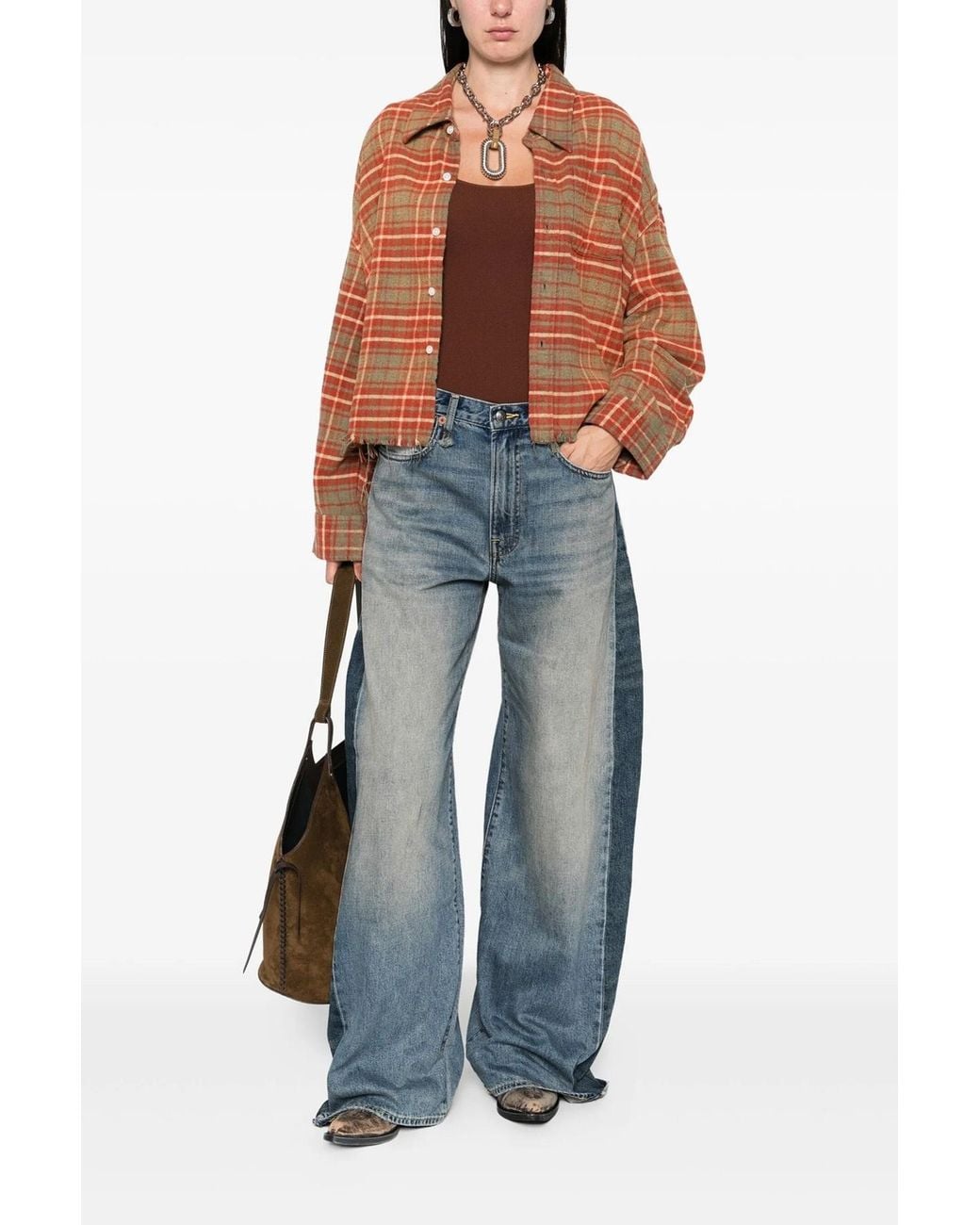 R13 Blue 'Insert D'Arcy' Jeans