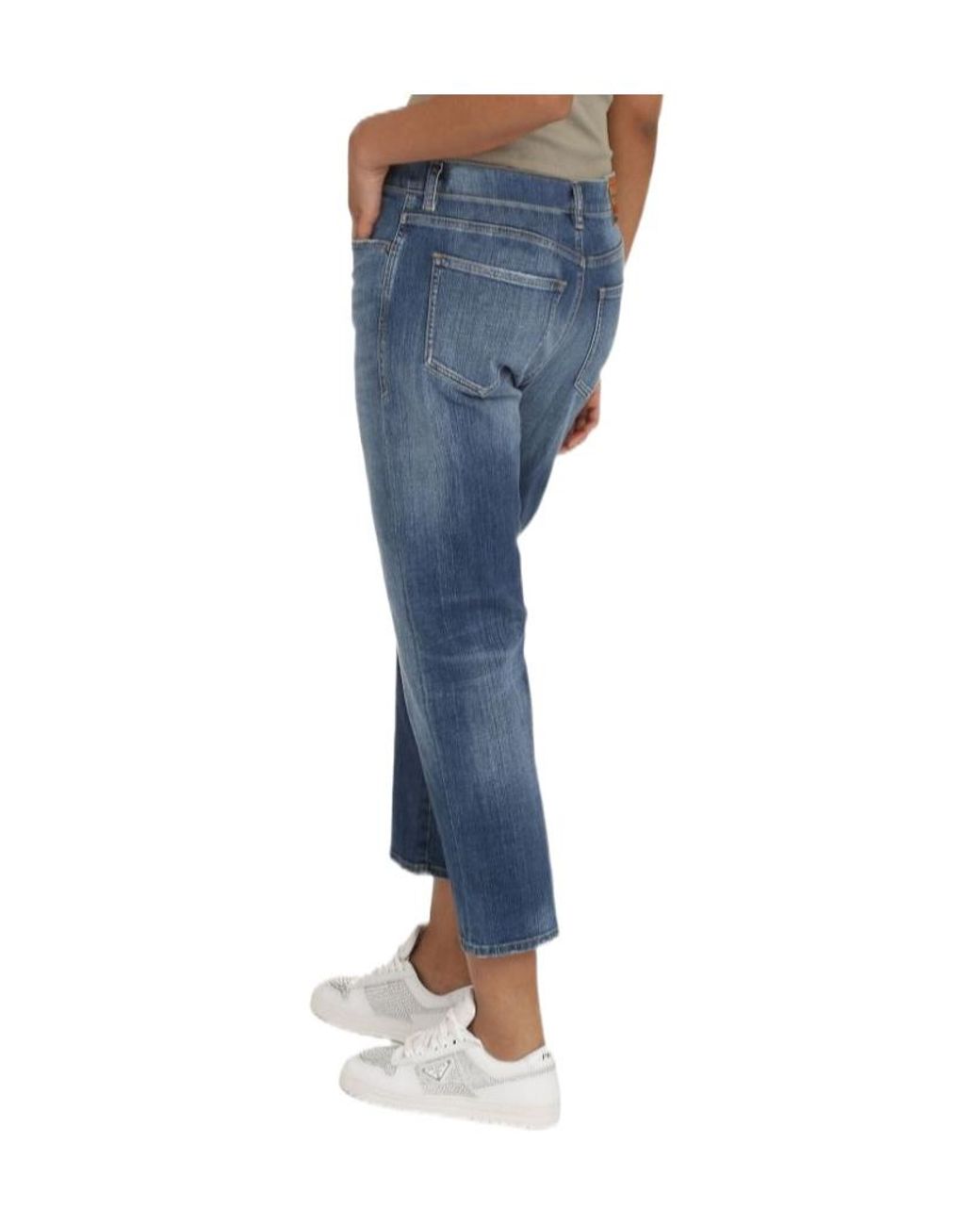 DIESEL Blue High Waist Denim Jeans