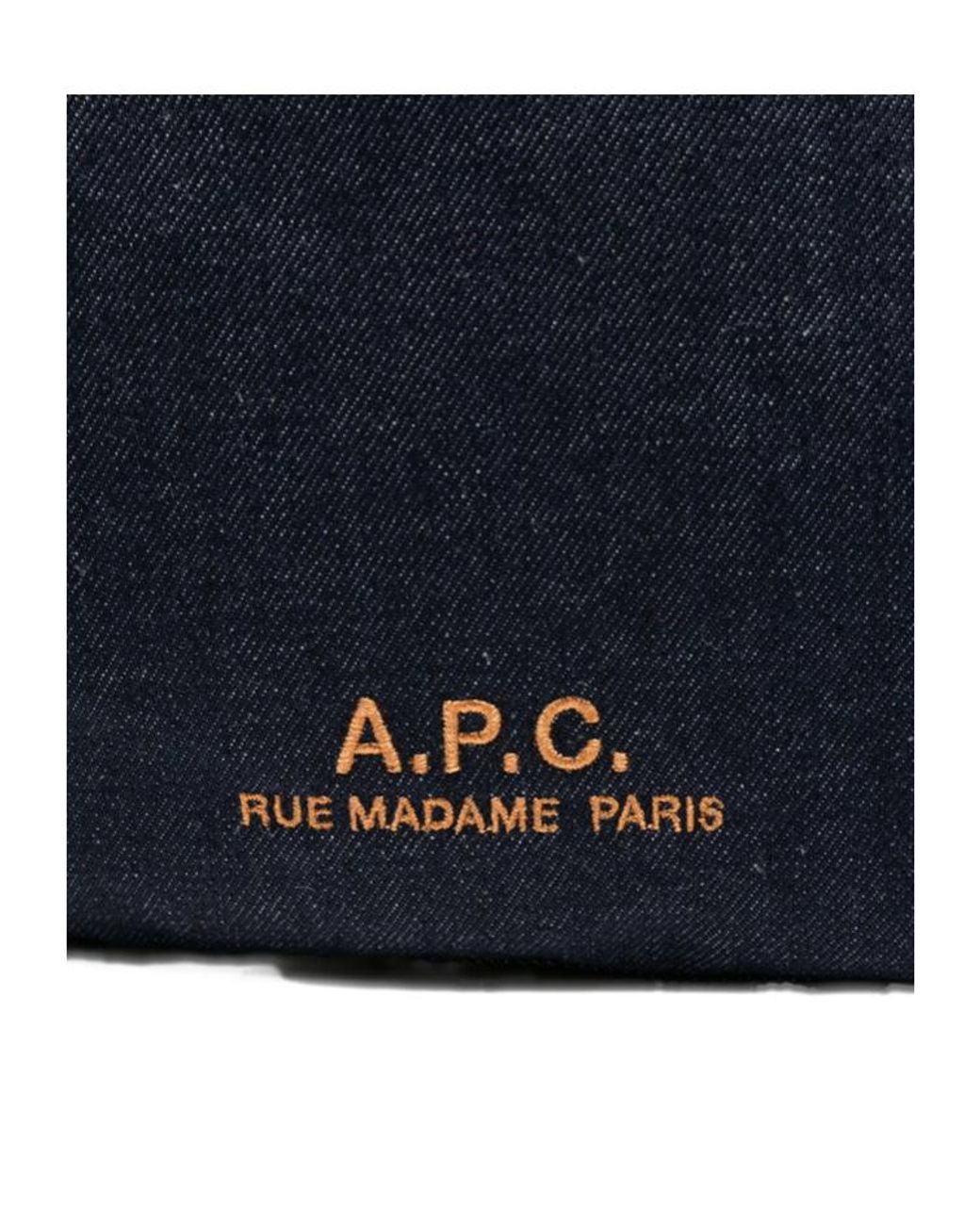 A.P.C. Blue Journal Satchel Bag
