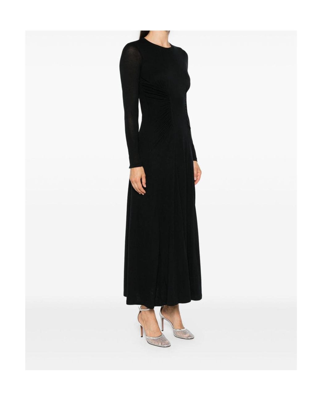 Ulla Johnson Black Long-Sleeved Dress