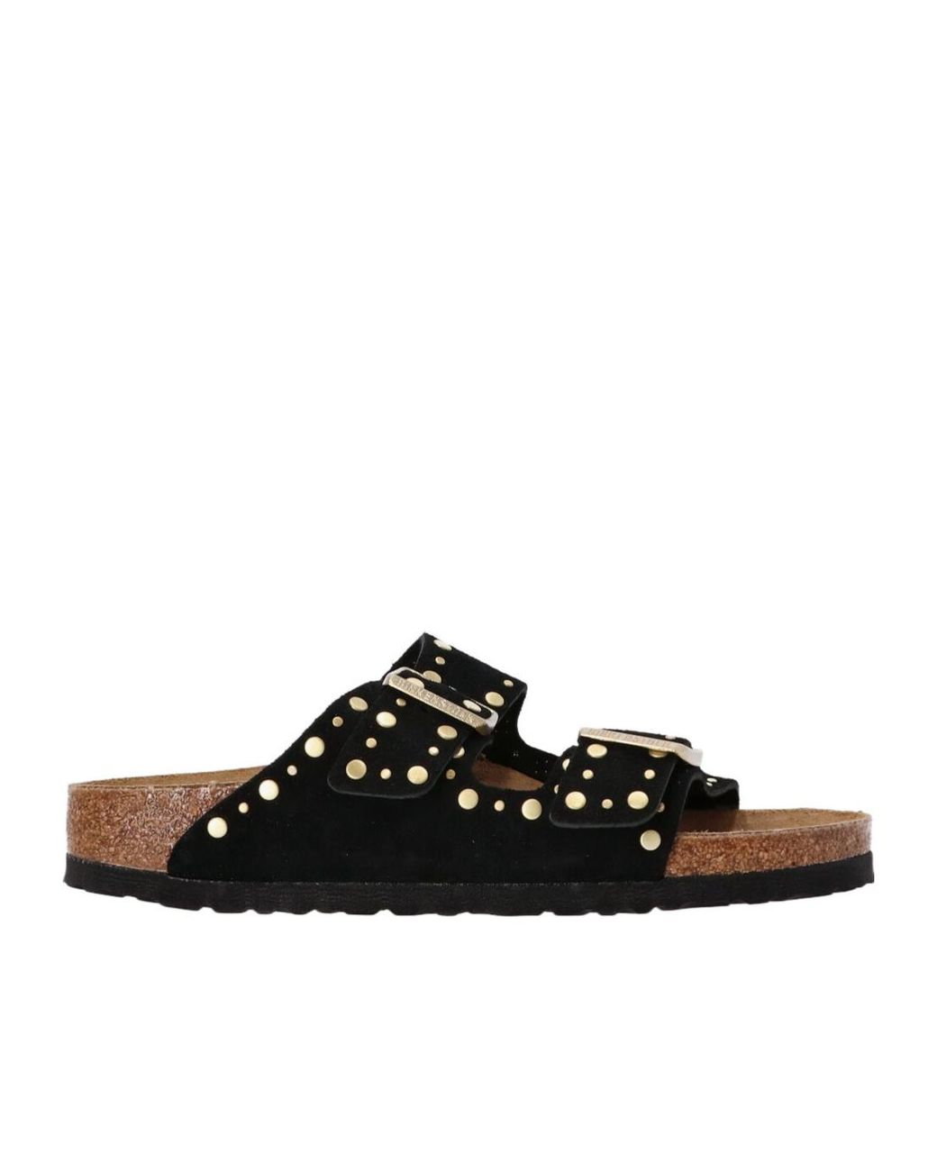 Birkenstock Black Studded Buckle Sandals
