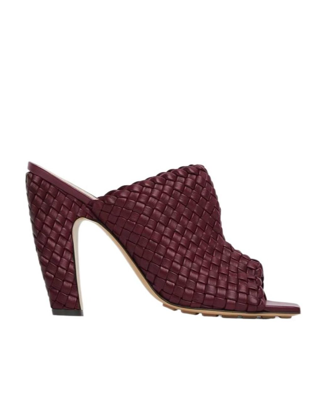 Bottega Veneta Purple Canalazzo Sandals