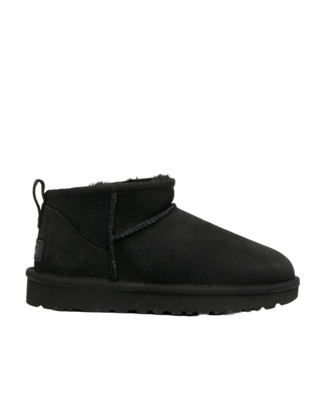 Ugg Black Classic Ultra Mini Ankle Boots