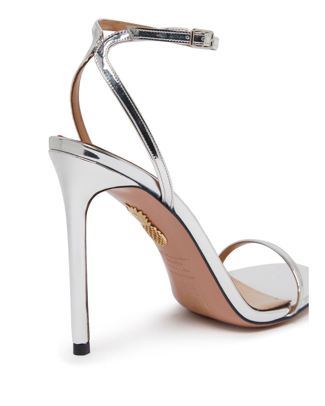 Aquazzura White Open-Toe High-Heeled Sandals