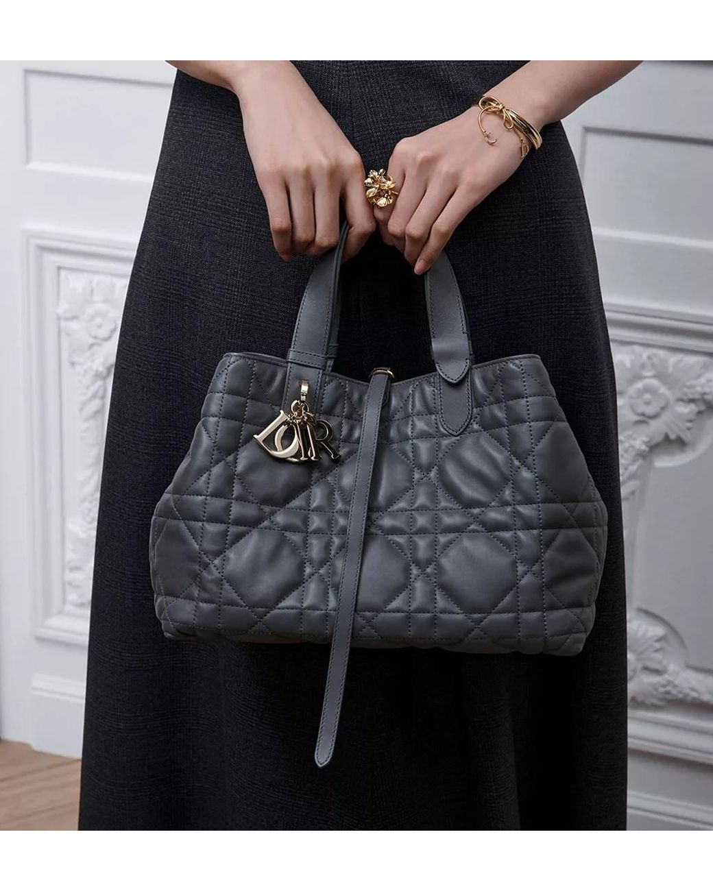 Dior Black Medium Toujours Bag